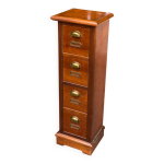 Commode chiffonnier étroit 4 tiroirs bois massif louis philippe Commode chiffonnier étroit 4 tiroirs bois massif louis philippe