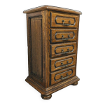 Commode chiffonnier vintage en bois