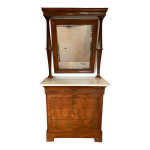 Commode coifeuse louis philippe en acajou et placage xix sicle