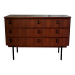 Commode coiffeuse danoise en teck vintage 1960