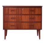 Commode danoise en teck du milieu du sicle, annes 1960.