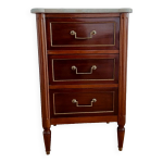 Commode d'entre deux de style louis xvi en acajou xx siècle Commode d'entre deux de style louis xvi en acajou xx siècle