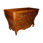Commode dite  tombeau  poque rgence de la fin du xvii sicle en merisier massif