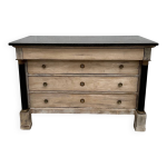 Commode empire en chne patin