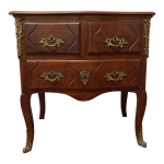 Commode  faade galbe d'poque xixme sicle