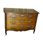 Commode fin xviiime en acajou clair