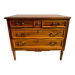 Commode fine style directoire en bois merisier