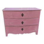 Commode galbe patin