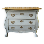 Commode galb�e patin�e