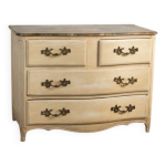 Commode galbe rechampie 19em
