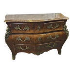 Commode galbe de style louis xv