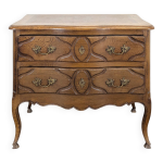 Commode galbe de style louis xv no rustique