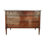 Commode  grattoir style louis xvi acajou poque xviiime