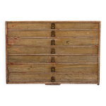 Commode homme avec tiroirs du xixe sicle