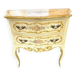 Commode italienne vnitienne rococo peinte  la main