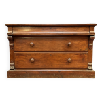 Commode large en acajou