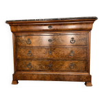 Commode louis philippe dessus marbre