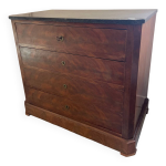Commode louis philippe marbre noir Commode louis philippe marbre noir