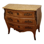 Commode louis xv en bois de rose