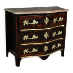 Commode en marqueterie de palissandre, époque louis xiv début xviiie Commode en marqueterie de palissandre, époque louis xiv début xviiie