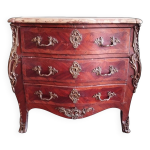 Commode en marqueterie style louis xv
