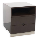 Commode mb16 laque marron par luigi caccia dominioni annes 70' azucena diteur