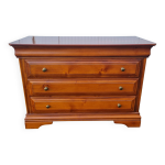 Commode merisier 3 tiroirs