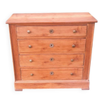 Commode merisier 4 tiroirs