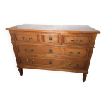 Commode en merisier style louis xvi
