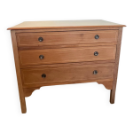 Commode en merisier vintage style louis xvi