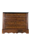 Commode miniature en placage d acajou xix�me si�cle