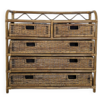 Commode osier et rotib