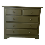 Commode patin verte