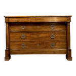 Commode pétrin époque empire en noyer massif vers 1820 Commode pétrin époque empire en noyer massif vers 1820