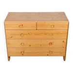 Commode en pin, s�lection charlotte perriand pour les arcs, 1960