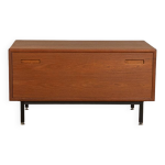 Commode en placage de teck, annes 1960