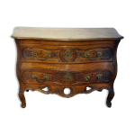 Commode provenale en noyer massif travail nmois poque louis xv