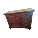 Commode restauration en noyer 4 tiroirs
