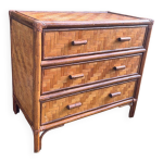 Commode en rotin