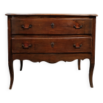 Commode sauteuse louis xv en noyer