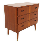 Commode scandinave en acajou, su�de, 1950