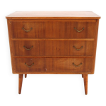 Commode scandinave en acajou, suède, 1950 Commode scandinave en acajou, suède, 1950