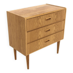 Commode scandinave en chne, sude, 1960