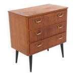 Commode scandinave en teck, sude, 1950