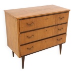 Commode scandinave en teck, suède, 1950 Commode scandinave en teck, suède, 1950