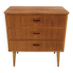 Commode scandinave en teck, sude, 1960