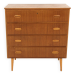 Commode scandinave en teck, suède, 1960 Commode scandinave en teck, suède, 1960