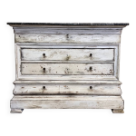 Commode scriban gustavienne patine