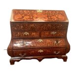 Commode scriban en marqueterie hollandaise xviii sicle