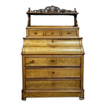 Commode, secrtaire  gradin poque louis philippe en bois clair vers 1830